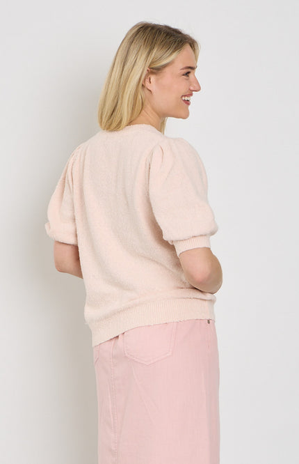 Red Button Top Sweet Popcorn Blossom SRB4854 Stretchshop.nl