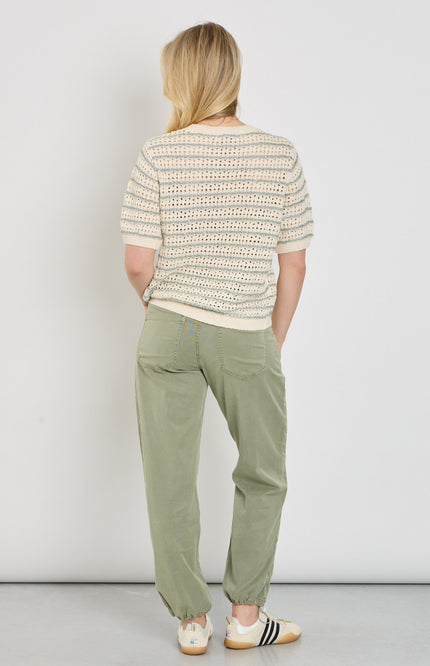 Red Button Broek Jules Lyocell Twill Light Khaki SRB4786 Stretchshop.nl