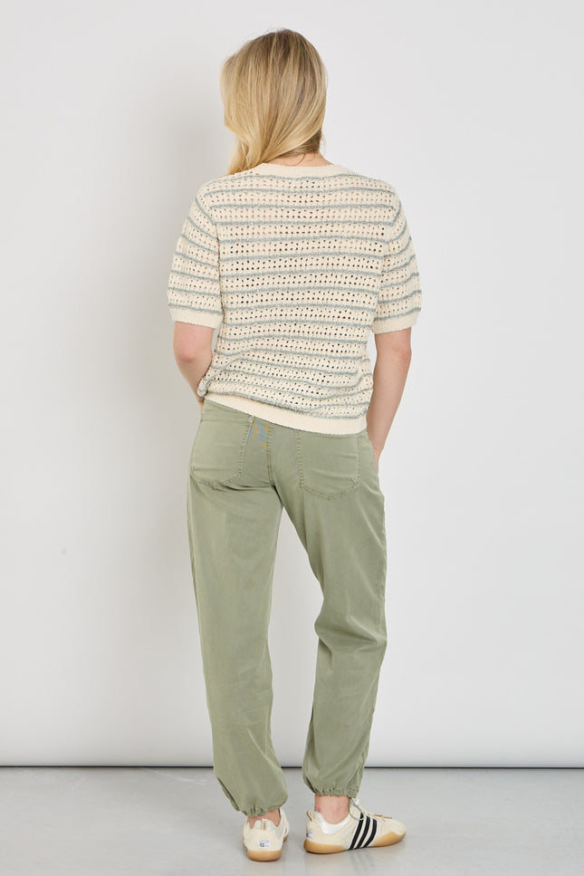 Red Button Broek Jules Lyocell Twill Light Khaki SRB4786 Stretchshop.nl