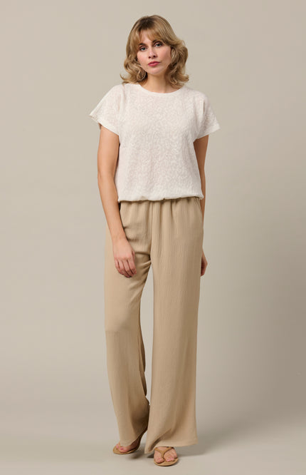 &Co woman Broek Julie Sand PA443 Stretchshop.nl