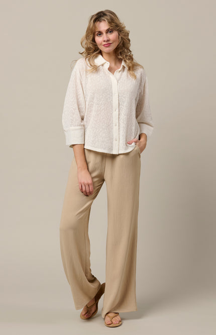 &Co woman Broek Julie Sand PA443 Stretchshop.nl