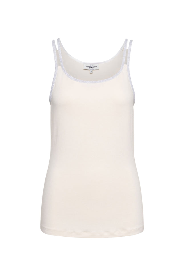 &Co woman Singlet Selly Beige SG112 Stretchshop.nl