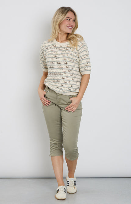 Red Button Broek Suze Light Khaki SRB4934 L20 Stretchshop.nl