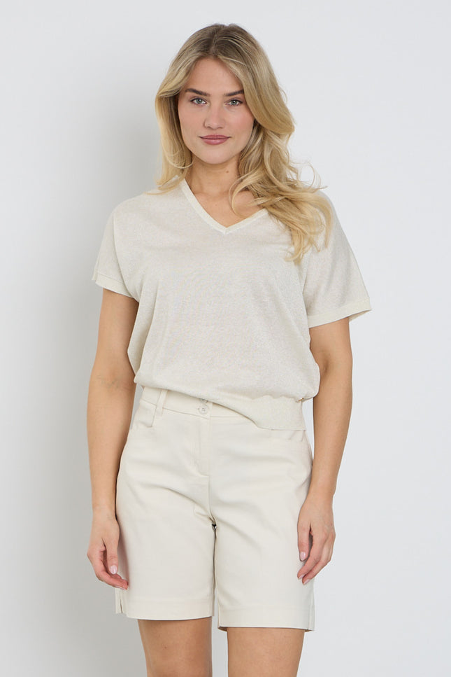 Red Button Top Jerry Sparkle Pearl SRB4812 Stretchshop.nl