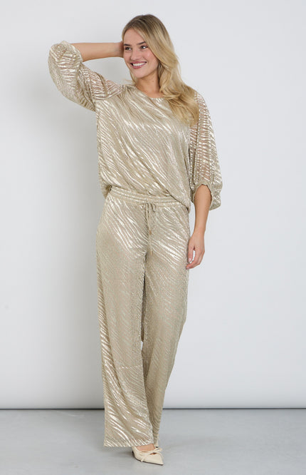 K-design Broek Met Print C252-P080 Stretchshop.nl