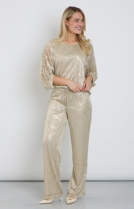 K-design Broek Met Print C252-P080 Stretchshop.nl