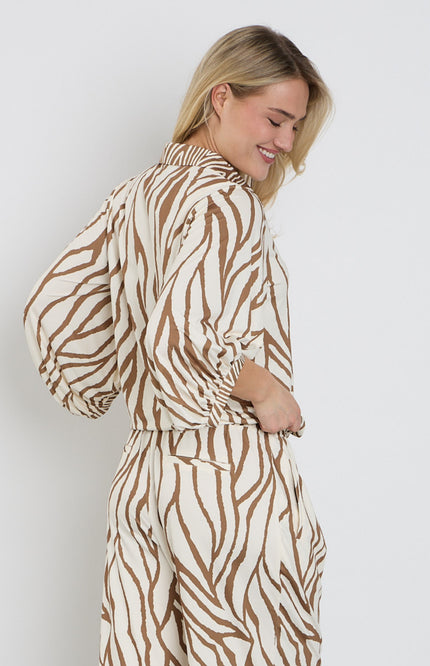 K-design Blouse Met Design C207-P077 Stretchshop.nl
