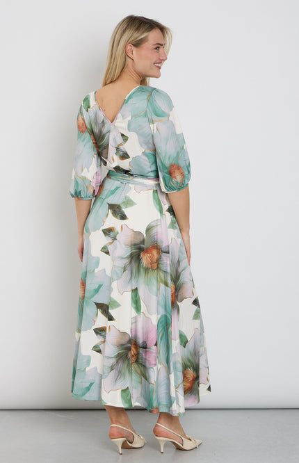 K-design Jurk Maxi Met Design C111-P114 Stretchshop.nl