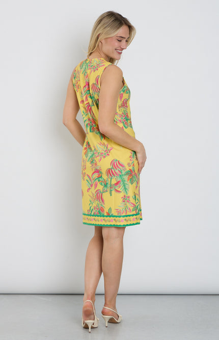 K-design Jurk Mouwloos Met Design C400-P138 Stretchshop.nl