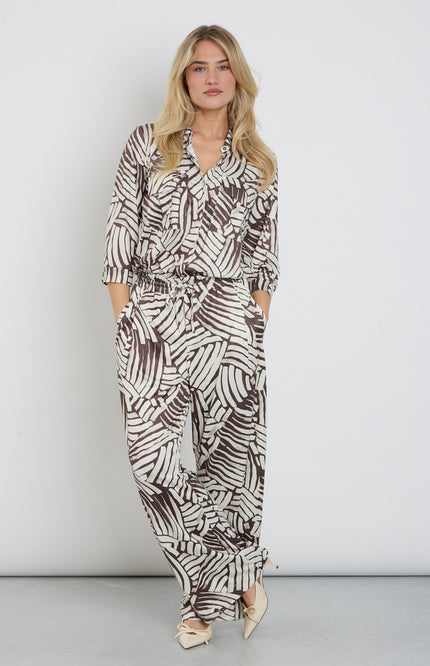 K-design Jumpsuit Met Design C204-P076 Stretchshop.nl