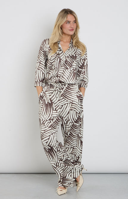 K-design Jumpsuit Met Design C204-P076 Stretchshop.nl