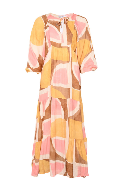 Maicazz Jurk Frouke Boho Geo Stretchshop.nl
