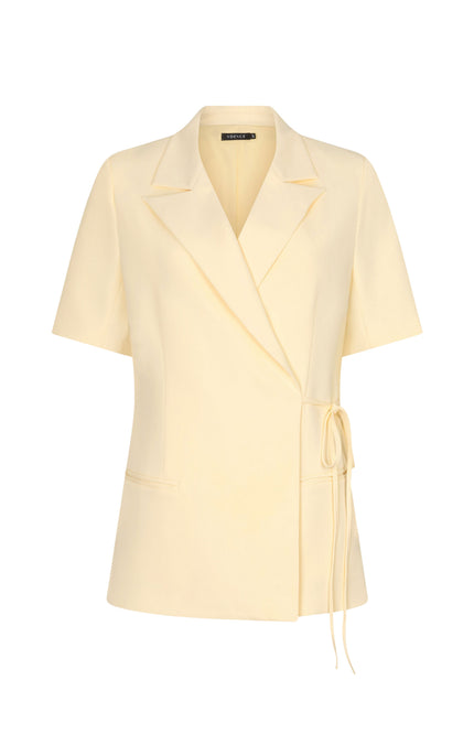 Ydence Blazer Lucille Soft Yellow Stretchshop.nl