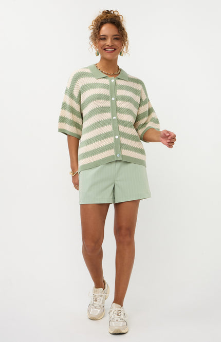 Ydence Short Sibel Sage Green Stretchshop.nl