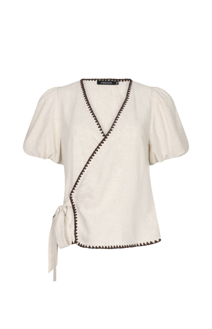 Ydence Top Ellis Ecru Stretchshop.nl