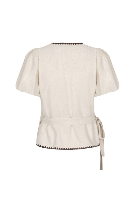 Ydence Top Ellis Ecru Stretchshop.nl