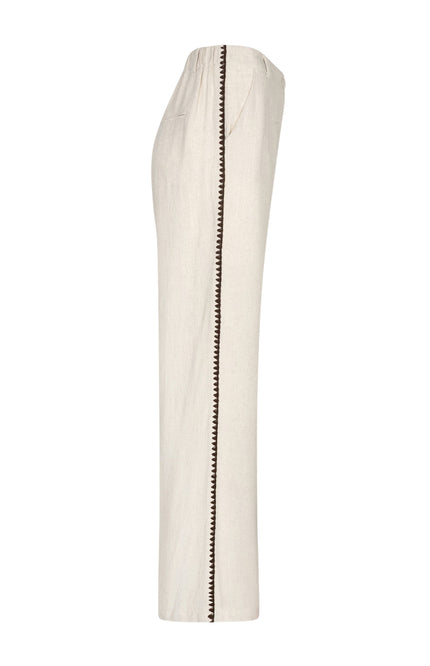 Ydence Broek Kaya Ecru Tall Stretchshop.nl