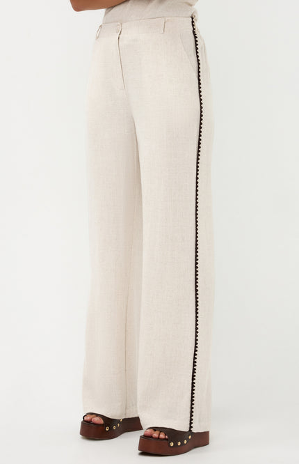 Ydence Broek Kaya Ecru Tall Stretchshop.nl