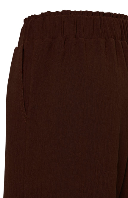 &Co woman Broek Julie Chocolate PA443 Stretchshop.nl