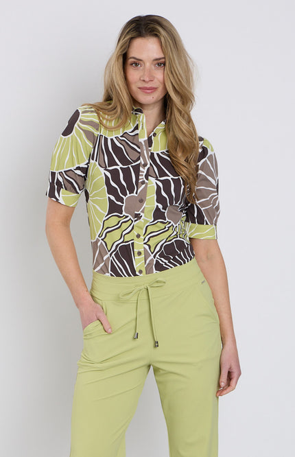 Mi Piace Travel Blouse Desert Anemone Print Sweet Pea 202270 Stretchshop.nl