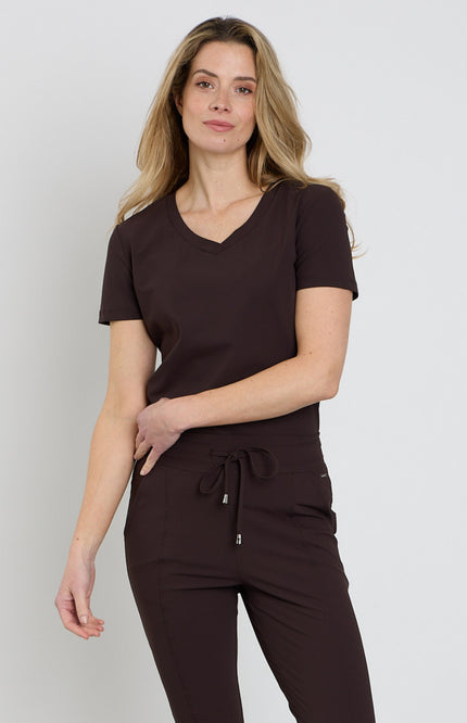 Mi Piace Travel Top Espresso 202080 Stretchshop.nl