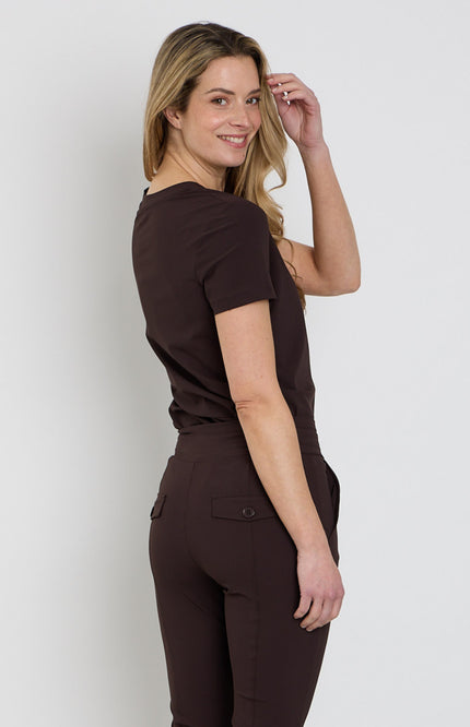 Mi Piace Travel Top Espresso 202080 Stretchshop.nl