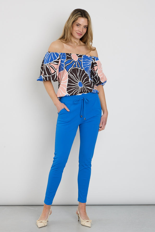Mi Piace Travel Broek Nautic Blue 202016 Stretchshop.nl