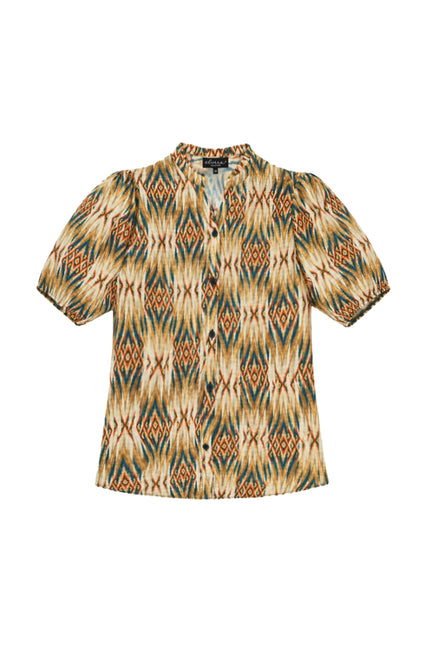 Elvira Casuals Blouse Loiza Tropical Treasure Stretchshop.nl