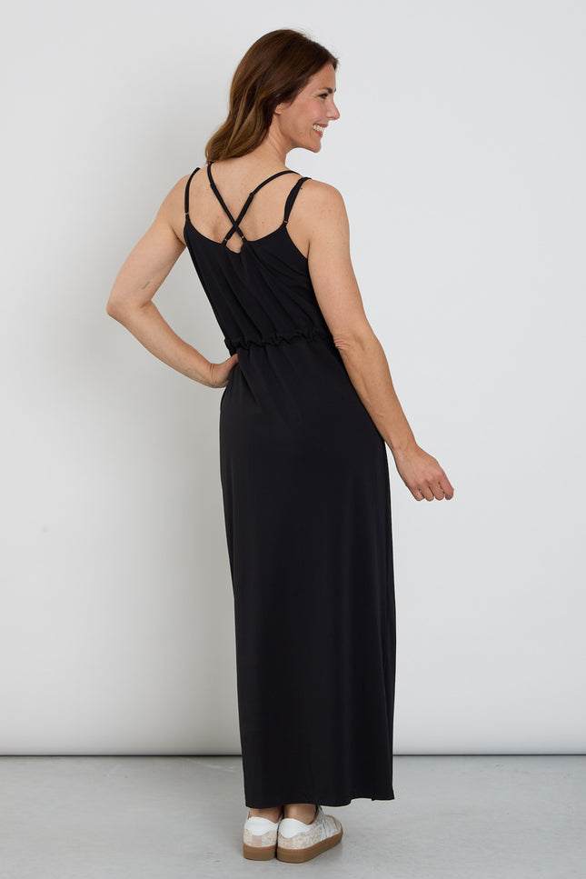 Zoso Travel Jurk Bridget Black 263 Stretchshop.nl