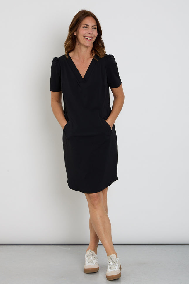 Zoso Travel Jurk Juulz Black 263 Stretchshop.nl