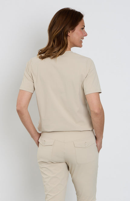 Zoso Travel T-Shirt Dion Sand 262 Stretchshop.nl