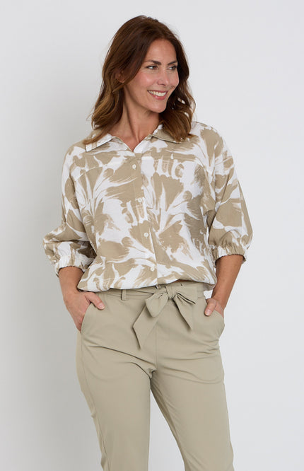 Zoso Blouse Yvette Sage 262 Stretchshop.nl
