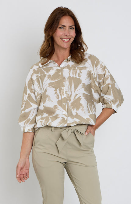 Zoso Blouse Yvette Sage 262 Stretchshop.nl