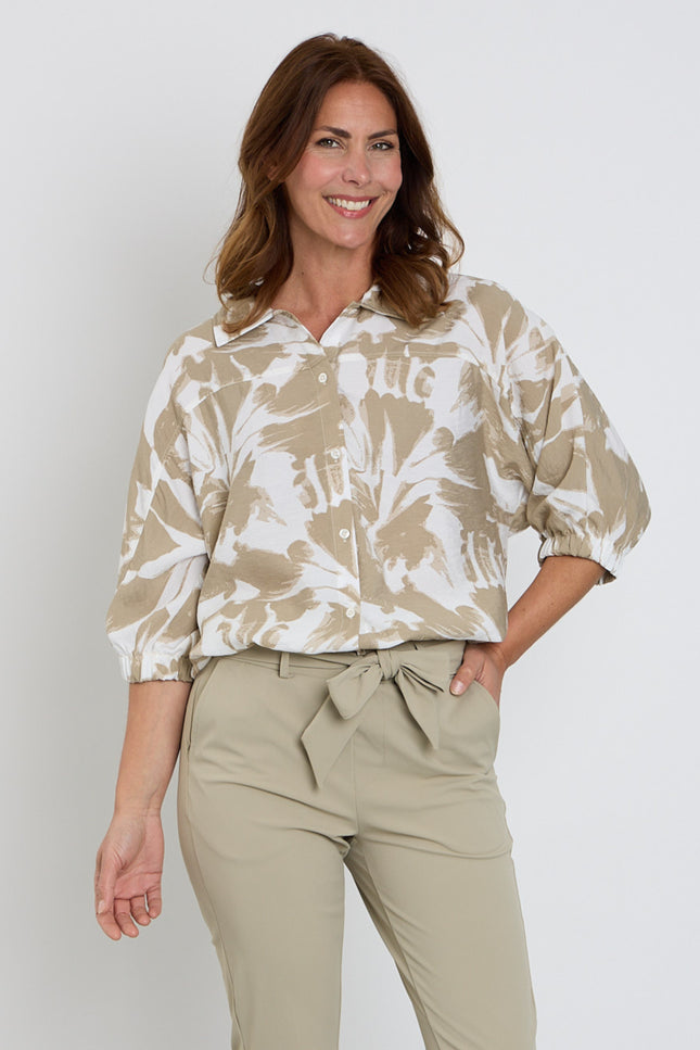 Zoso Blouse Yvette Sage 262 Stretchshop.nl
