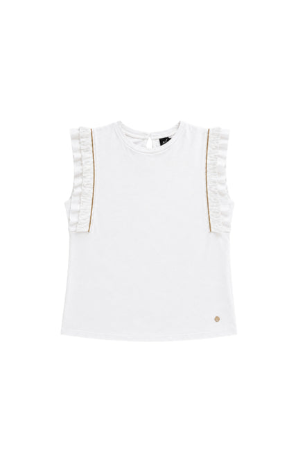 Elvira Casuals Top Dominique Ecru Stretchshop.nl