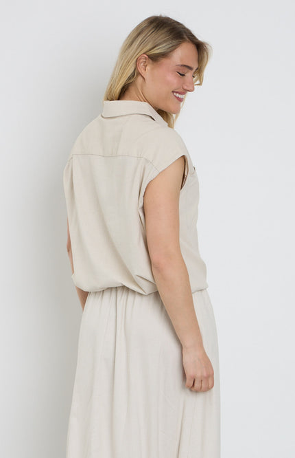 Freequent Gilet Fqlaney Moonbeam 208238 Stretchshop.nl