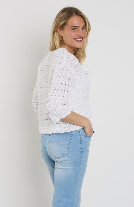 Freequent Vest Fqgrscalvi Brilliant White 207986 Stretchshop.nl