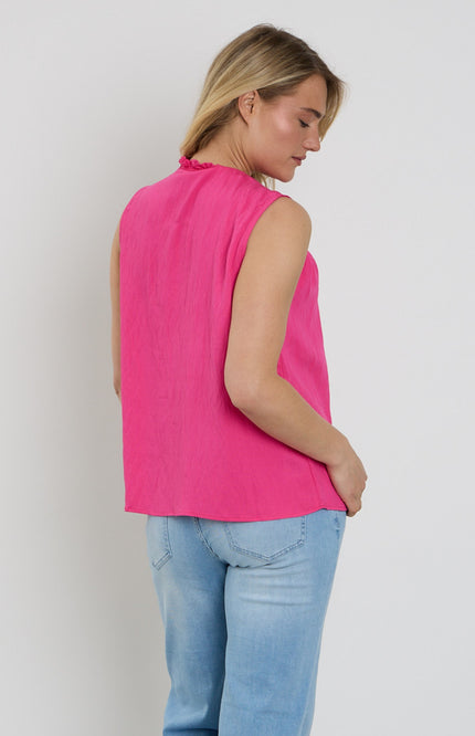 Freequent Blouse Fqesally Fuchsia Purple 204376 Stretchshop.nl