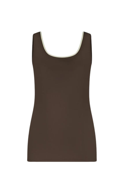 Nukus Singlet Juba Dark Chocolate Gold NKS06001 Stretchshop.nl