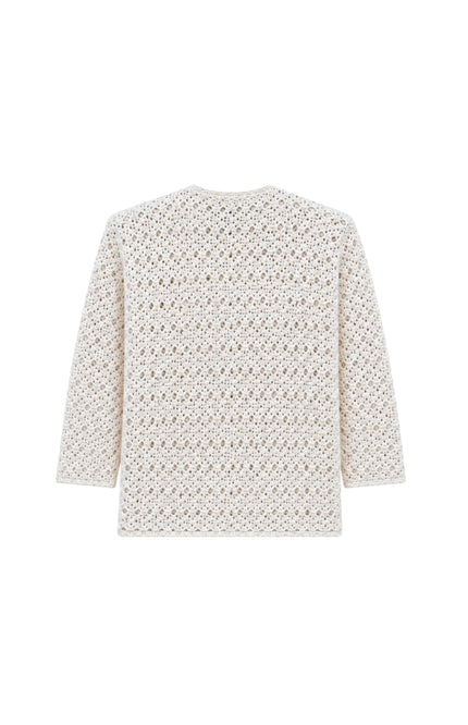 Elvira Casuals Vest Julie Ecru Stretchshop.nl