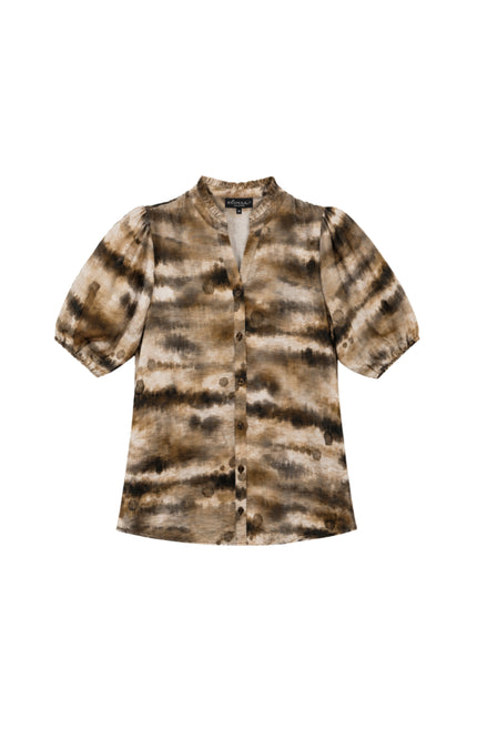 Elvira Casuals Blouse Loiza Faded Horizon Stretchshop.nl