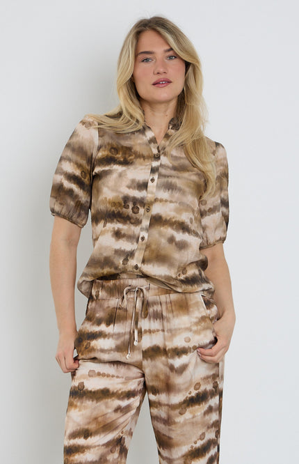 Elvira Casuals Blouse Loiza Faded Horizon Stretchshop.nl