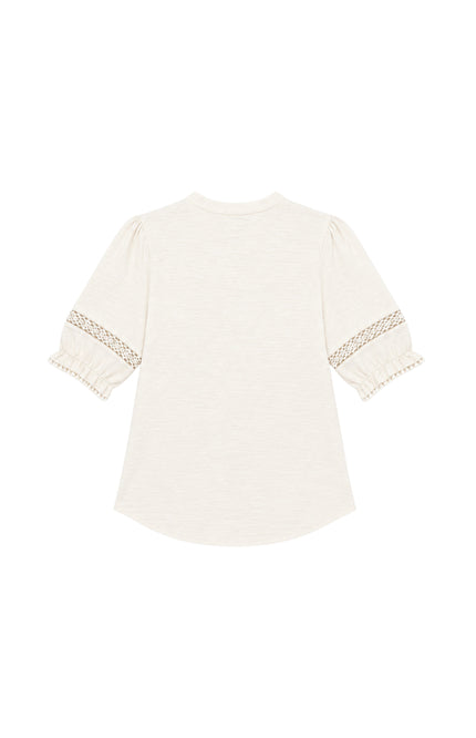 Elvira Casuals Blouse Meave Offwhite Stretchshop.nl