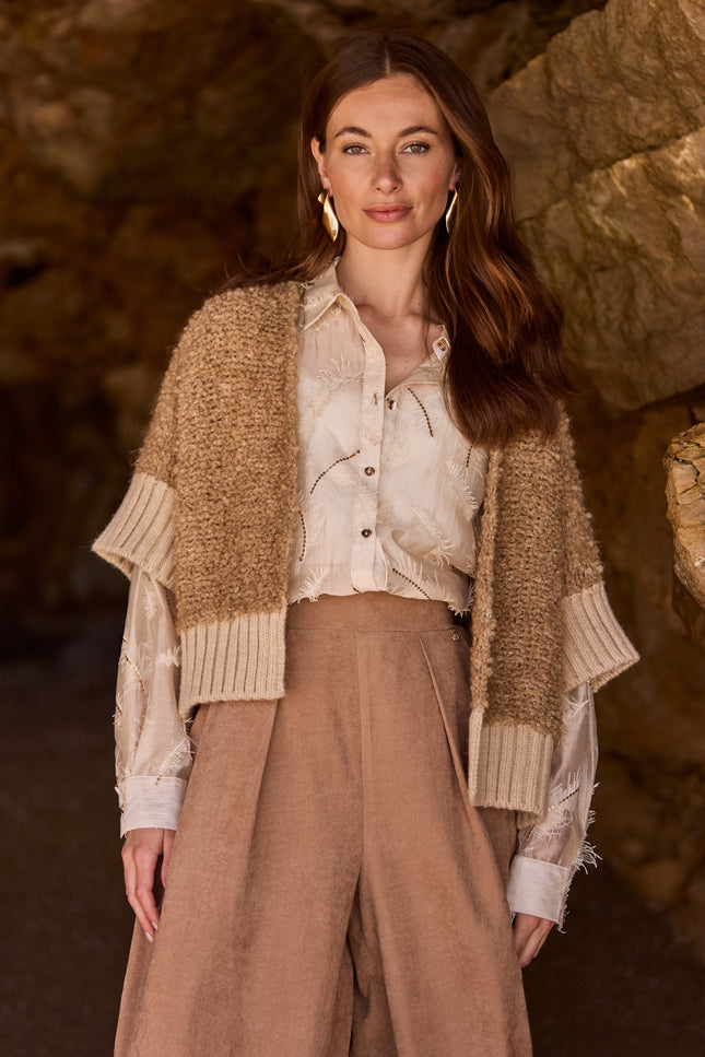 Vest Bell Toffee NKF05032