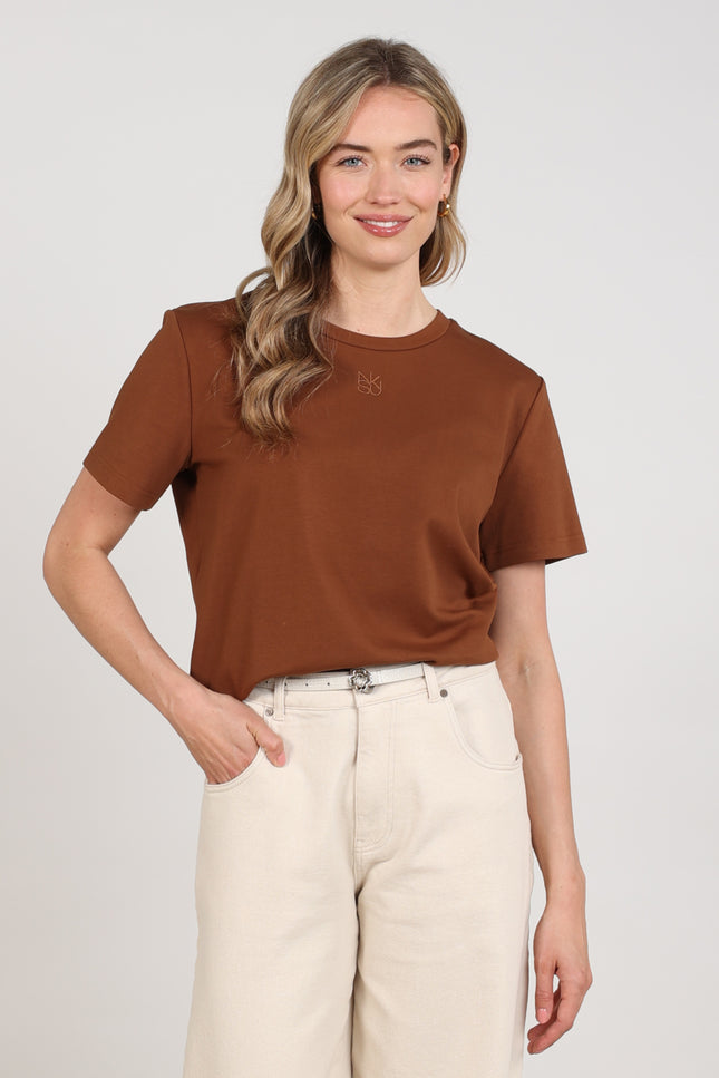T-shirt Luna Espresso NKF04012