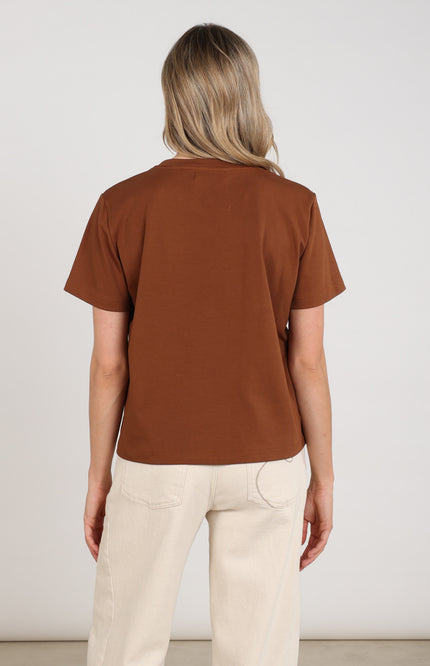 T-shirt Luna Espresso NKF04012