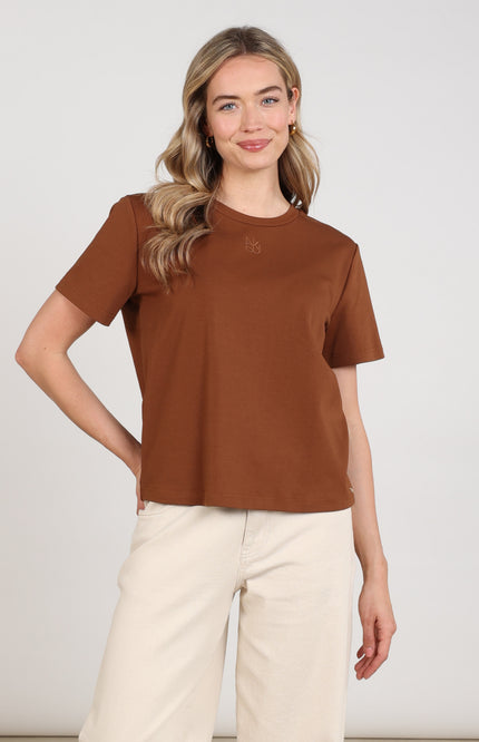 T-shirt Luna Espresso NKF04012