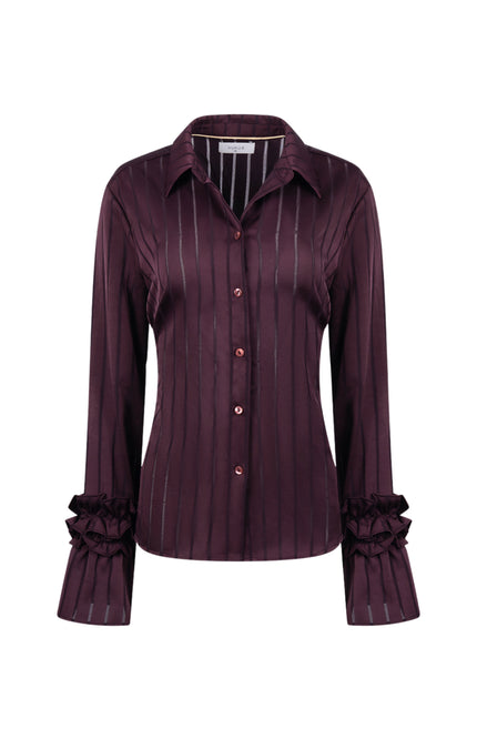 Blouse Amalia Stripe Cherry NKF02126