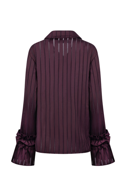 Blouse Amalia Stripe Cherry NKF02126