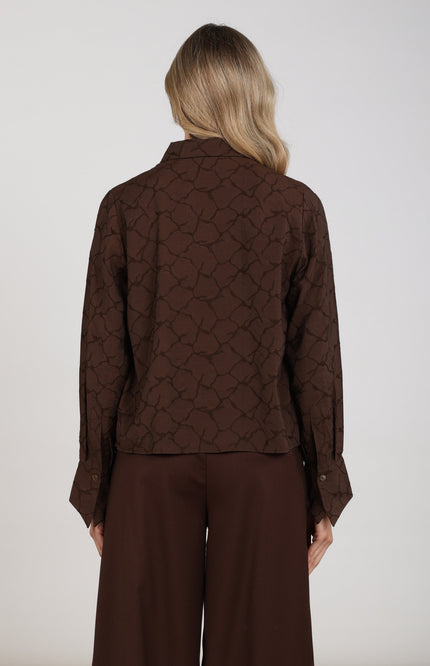 Blouse Alice Chocolate NKF02123